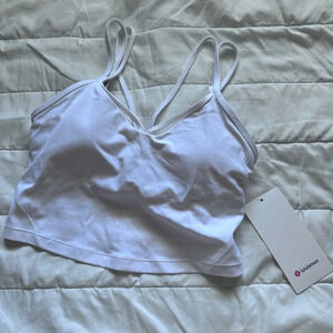 86 🆕🤍 Lululemon Align Strappy Ribbed Tank - White